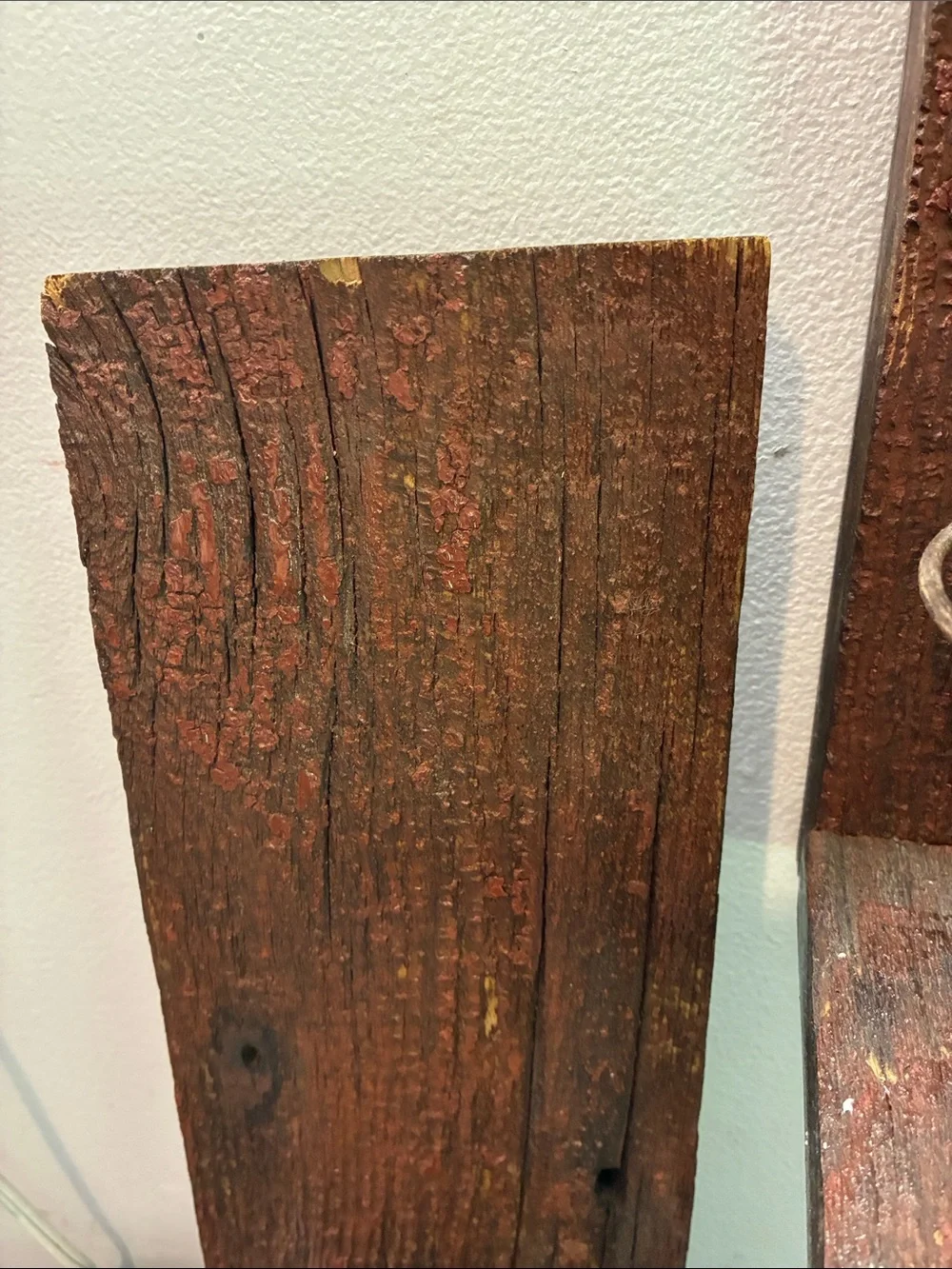 Rustic Wood Wall Sconces with Aqua Glass ( insulators) Votive Holders